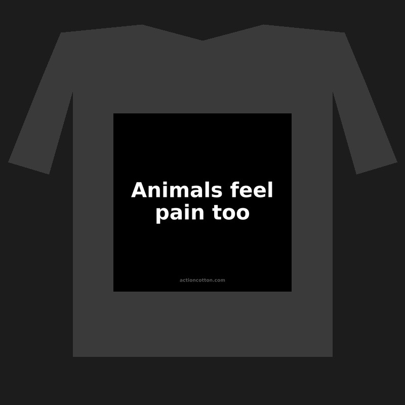 Animals feel pain too