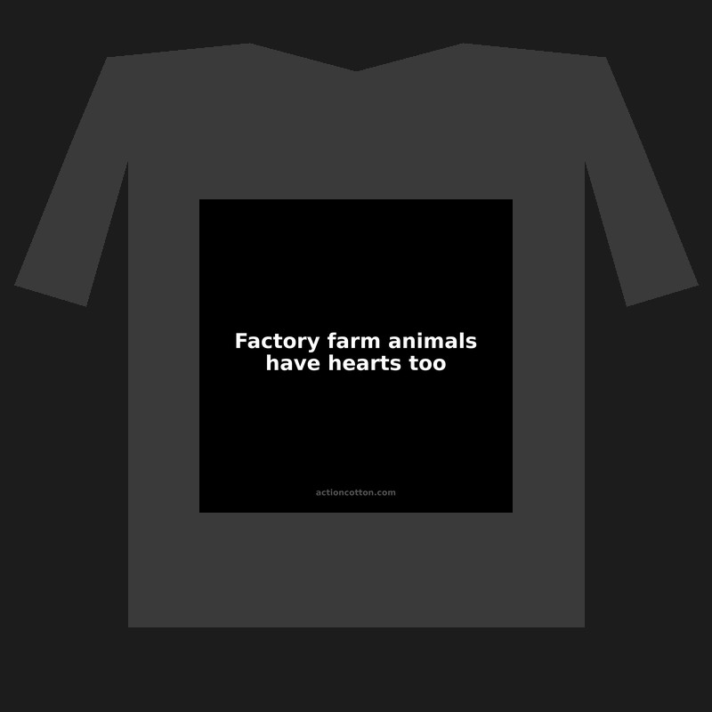 Factory farm animals have hearts too
