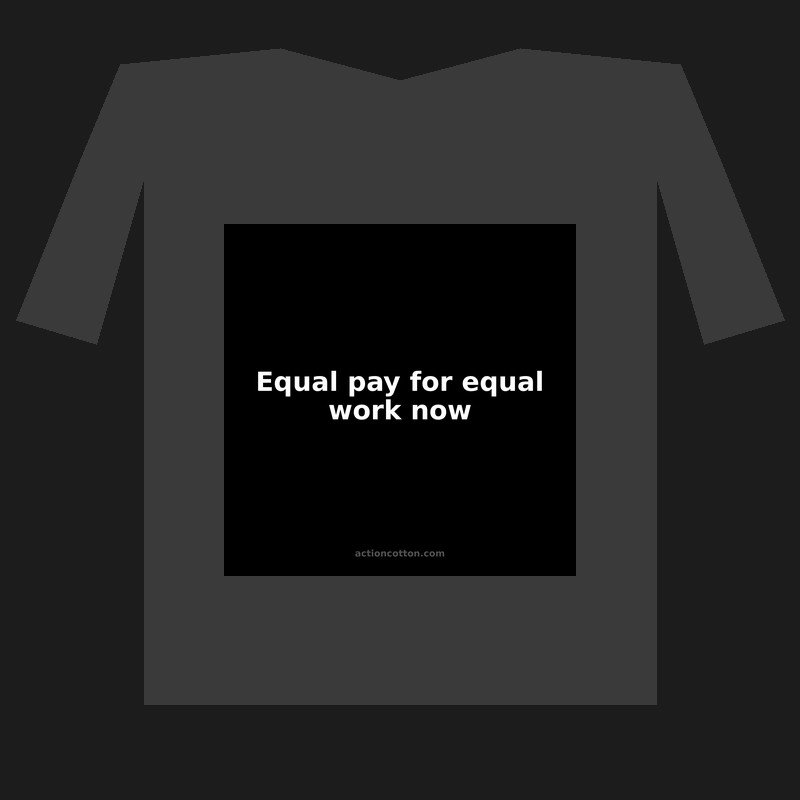 Equal pay for equal work now
