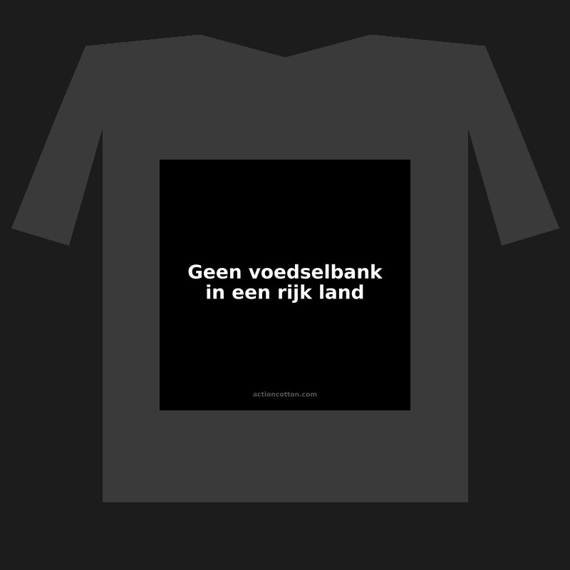 Geen voedselbank in een rijk land