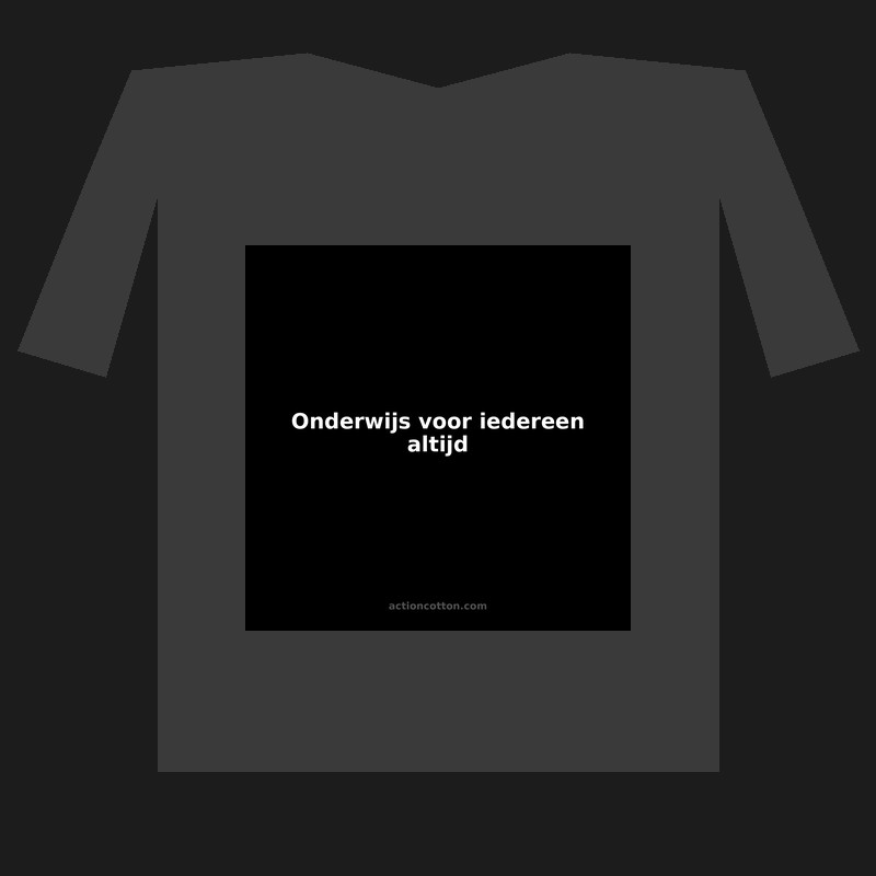 Onderwijs voor iedereen altijd