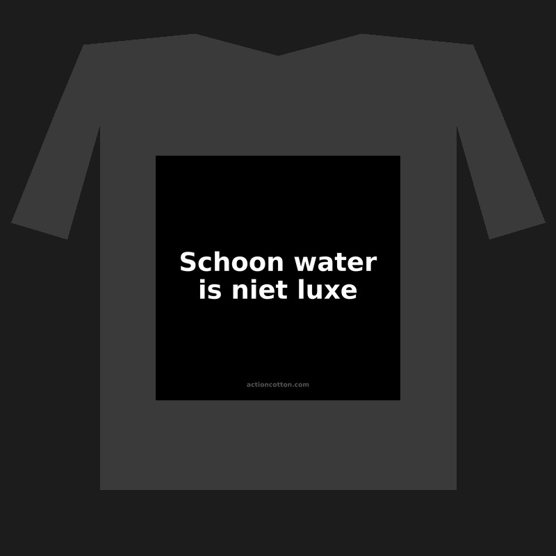 Schoon water is niet luxe
