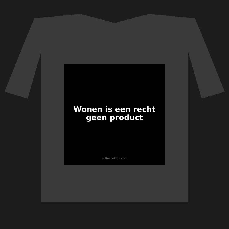 Wonen is een recht geen product